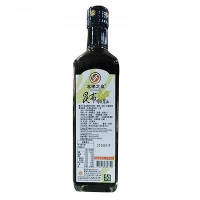 【喜樂之泉】昆布有機醬油2