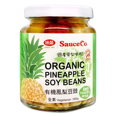【味榮】 有機鳳梨豆豉280g/罐1