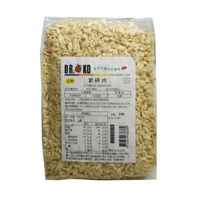 【DR.OKO】素碎肉(非油炸)250g1