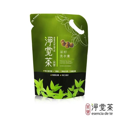 【茶寶】淨覺茶天然茶籽洗衣素補充包1800ml1