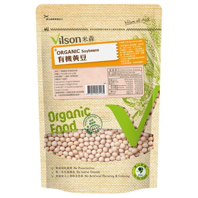 【米森 】有機黃豆450g*效期2026.10.21*1
