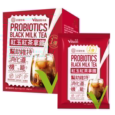 【米森】好菌牧場-紅玉紅茶拿鐵(20gx10包/盒)1