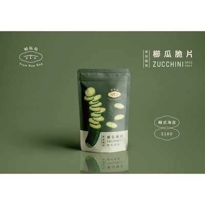 【初瓜瓜】櫛瓜脆片60g-3種口味4