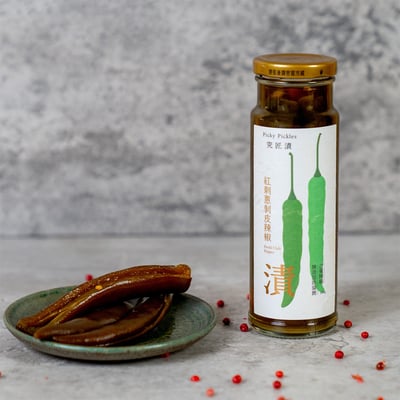 【究匠漬】茶油剝皮辣椒250g2