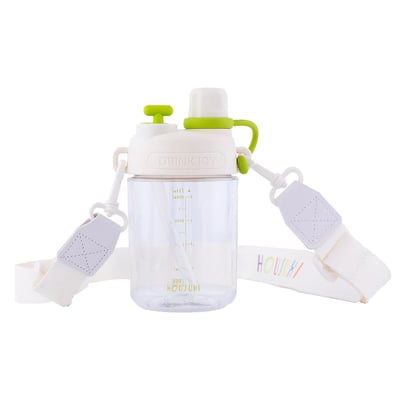 【HOUSUXI】Tritan雙飲口背帶水瓶560ml/2色可選2