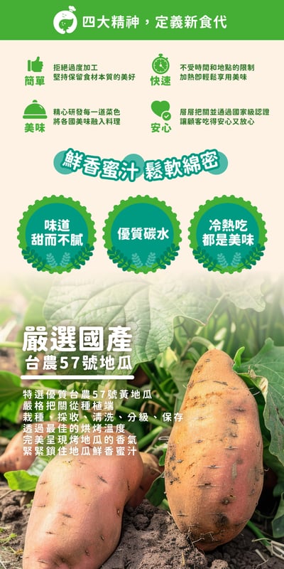 【杰森食代】冰烤地瓜 200g3