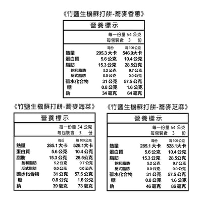 【珍田】竹鹽生機蘇打餅162g5