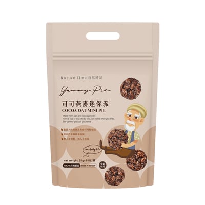 【自然時記】*期限115.10*可可燕麥迷你派(20g*10入/袋)2