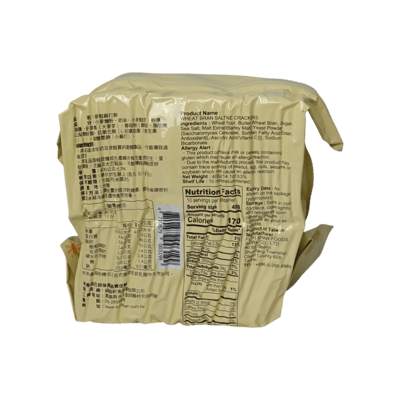 【里仁】麥麩蘇打餅400g2