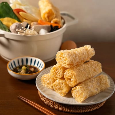 【令田好食】非油炸豆皮鈴鈴卷50g2