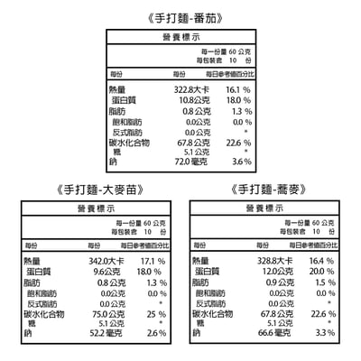 【綠色生活】手工麵 600g5