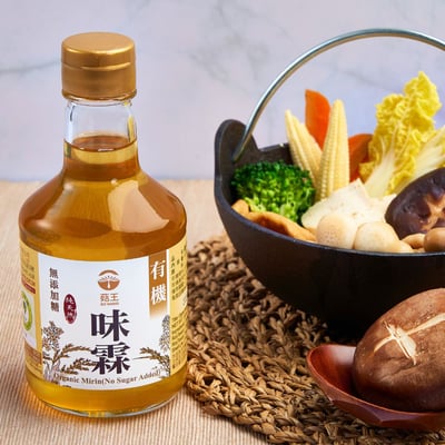 【菇王】有機無糖味霖300ml2