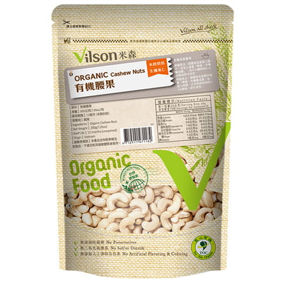 【米森】有機腰果(未烘焙)(200g/包)*期限2026.6.20*1