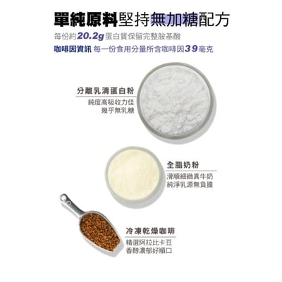 【米森 vilson】無加糖分離乳清蛋白飲-咖啡拿鐵(35gx6包/盒)3