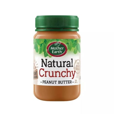 【Mother Earth】紐西蘭無糖花生醬(顆粒)380g