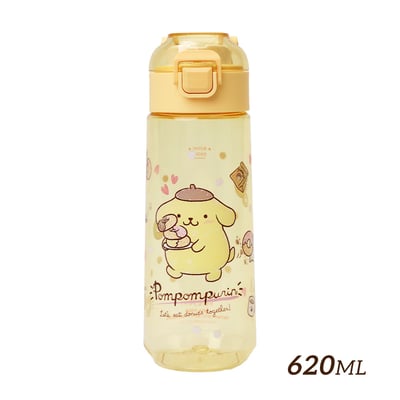 【HOUSUXI】三麗鷗-Tritan彈蓋水瓶布丁狗620ml1