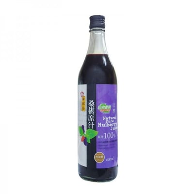 【陳稼莊】桑椹原汁(無糖) 600ml/瓶1