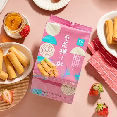 【里仁】草莓捲心酥  169g1