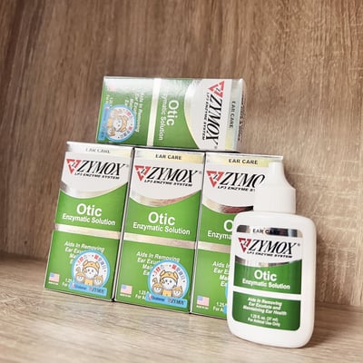 美國原裝進口【Zymox®三酵合一耳道滴劑】犬貓專用耳道保養潔耳液 清耳液 1.25oz/37ml 耳道護理 耳朵異味1