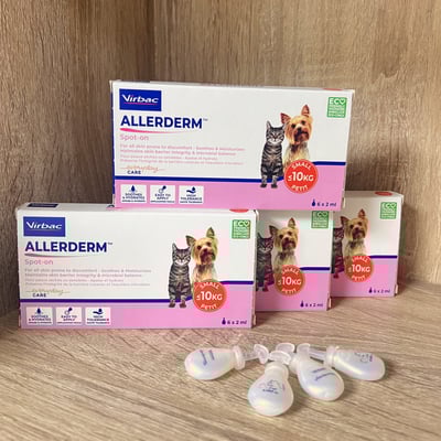 法國維克 Allerderm® 全膚樂  寵物皮膚外用皮膚滴劑 6管/盒1