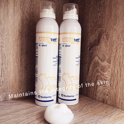 Atopivet 膚克威 犬貓皮膚保健外用慕斯 250ml 異味性皮膚炎 過敏 紅腫 搔癢1