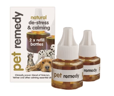 英國原裝進口 Pet remedy 放輕鬆 寵物情緒舒緩 主機插電型40ml / 補充瓶40ml*2瓶3