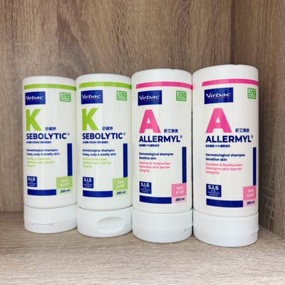 法國維克 Allermyl® 新艾樂美 低敏洗毛精、Sebolytic® 舒碧婷1