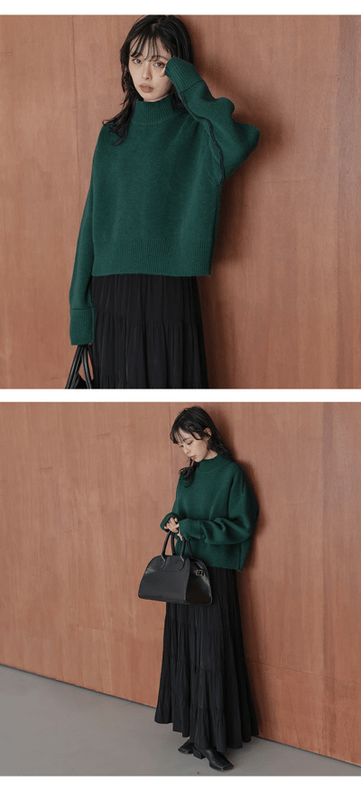 【日本 直送 】雙面穿 2-way 撞色設計 針織上衣12