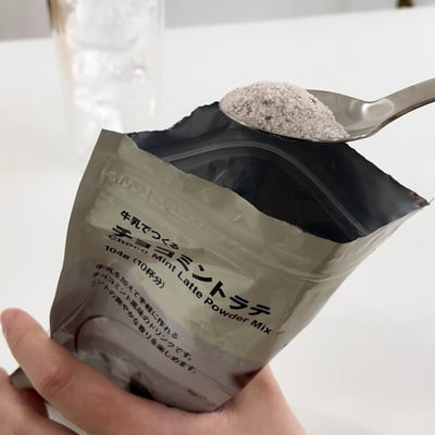 【日本 MUJI】牛奶沖泡式巧克力薄荷拿鐵3