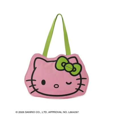 【sanrio house 】Hello Kitty 臉型托特包3