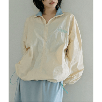 【 PILIT 】半拉鍊尼龍套頭衫1