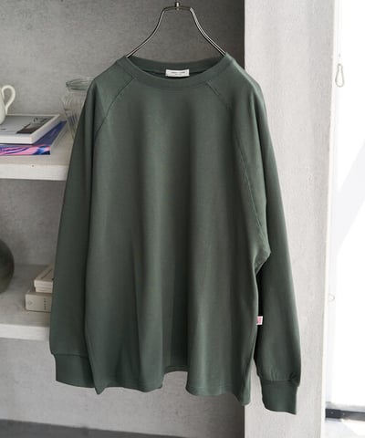 【 FREAK'S STORE 】USA棉撞色拉克蘭長袖T5