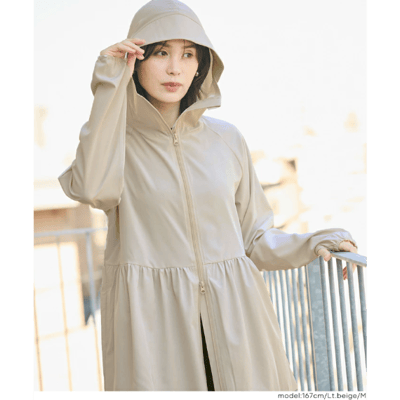 【 日本 coca 】抗 UV 蛋糕裙擺連帽外套8