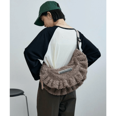 【 THEATRE PRODUCTS × FREAK'S STORE 】別注捲毛荷葉邊肩背包9