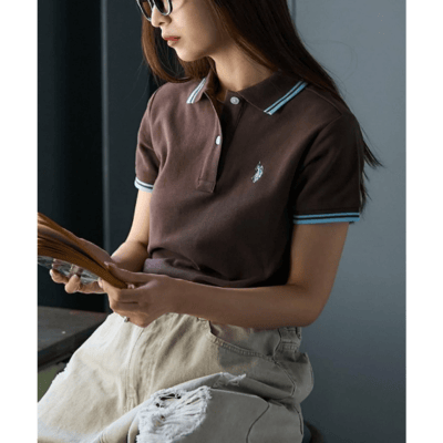 【 U.S. POLO ASSN. 】日本別注款 ✨ 復古條紋小 Logo 刺繡 POLO 衫3