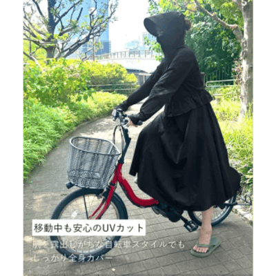 【日本 coca】水陸兩用抗UV連身外套連帽防曬衣3