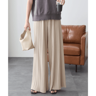 【 日本 ReDial 】不規則壓褶褲 夏日早鳥預購4