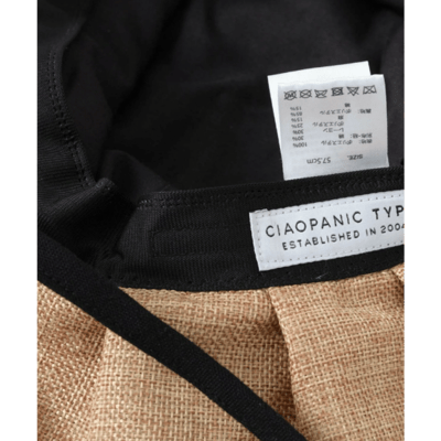 【 CIAOPANIC TYPY 】抗 UV 可摺疊黃麻荷葉邊遮陽帽11