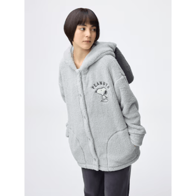 【日本GU 】史努比聯名！棉花糖居家外套1