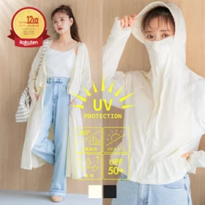 【日本 coca】水陸兩用抗UV連身外套連帽防曬衣1