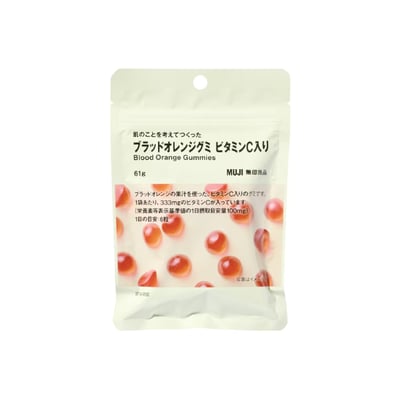 【日本MUJI】柳橙口味 維他命C機能型軟糖1