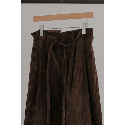【 tento 】Wide-Leg Corduroy Pants｜高腰寬版燈芯絨長褲15