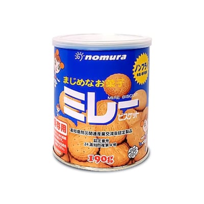 【防災食品】野村 美樂圓餅保存罐 190g 5年長期保存1