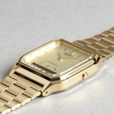 【 CASIO AQ-230GA-9DMQ 】金色雙顯款2