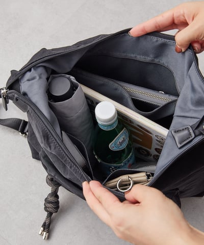 【 日本ear PAPILLONNER 】2WAY 輕量化後背/肩背兩用包15