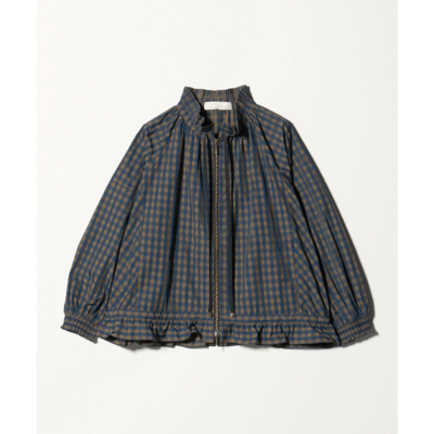 【 Marilyn Moon 】格子細褶荷葉邊夾克9
