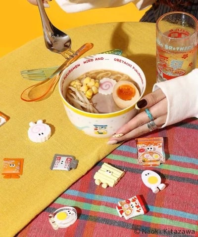 【 niko and 】... ×「おれたち袋麺」聯名拉麵叉匙2