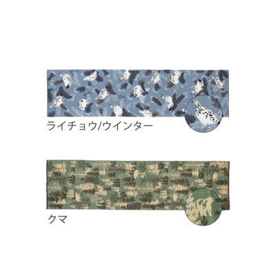 【CHAORAS】戶外運動速乾抗菌多功能頭巾｜山の動物圖案 男女通用 登山露營首選9