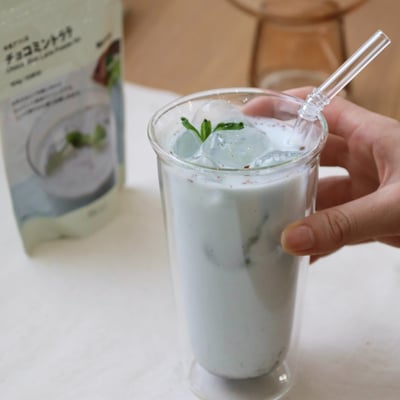 【日本 MUJI】牛奶沖泡式巧克力薄荷拿鐵2