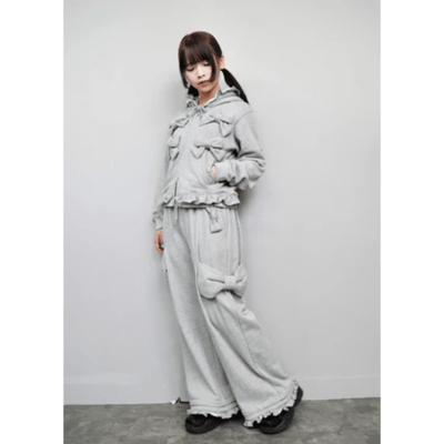 【Tie.Me 】ribbonful lounge pants｜大蝴蝶結休閒長褲6